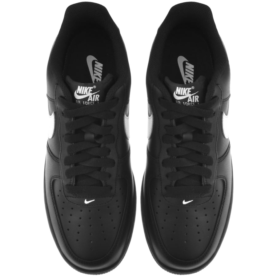 Nike Air Force 1 Trainers Black Mainline Menswear Denmark